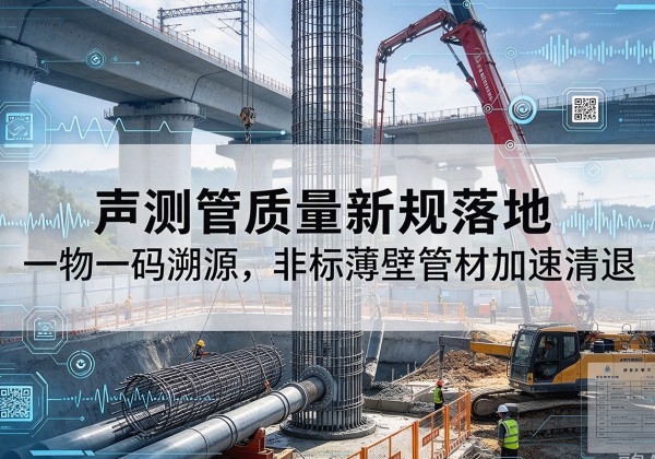 江川声测管质量新规落地，一物一码溯源，非标薄壁管材加速清退